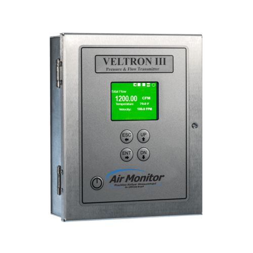 VELTRON III Pressure and flow transmitter for commercial HVAC Airflow applications